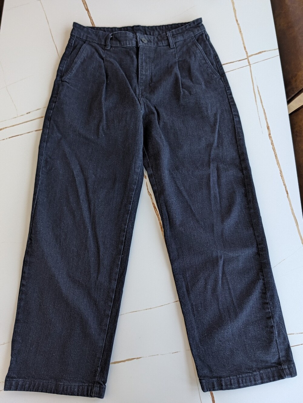 Zara Black Wide Jeans